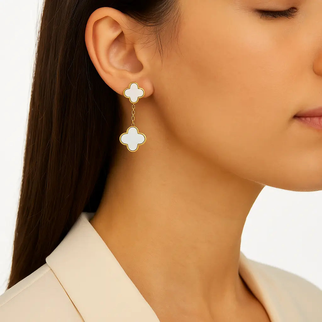 Boucles d'oreilles Éclat Jade