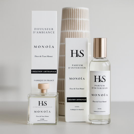 Diffuseur d'ambiance MONOÏA - Fleur de Tiaré Monoï-100ml