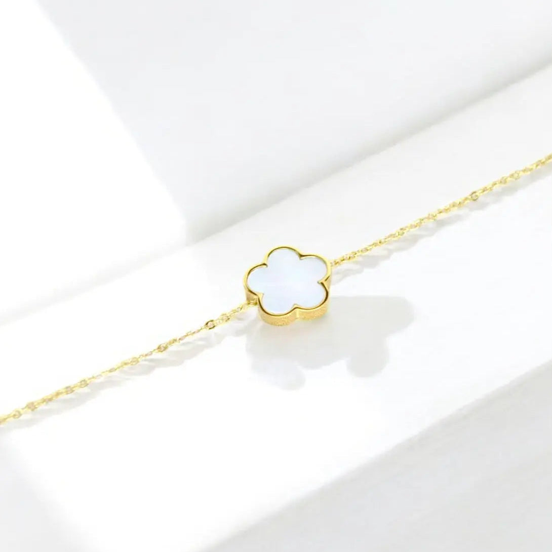 Bracelet Trèfle Nacré - Souple - Harmony & Senteur