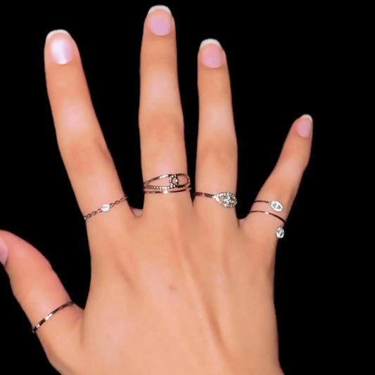 Bague Élisa-Dorée ou Argentée Harmony & Senteur