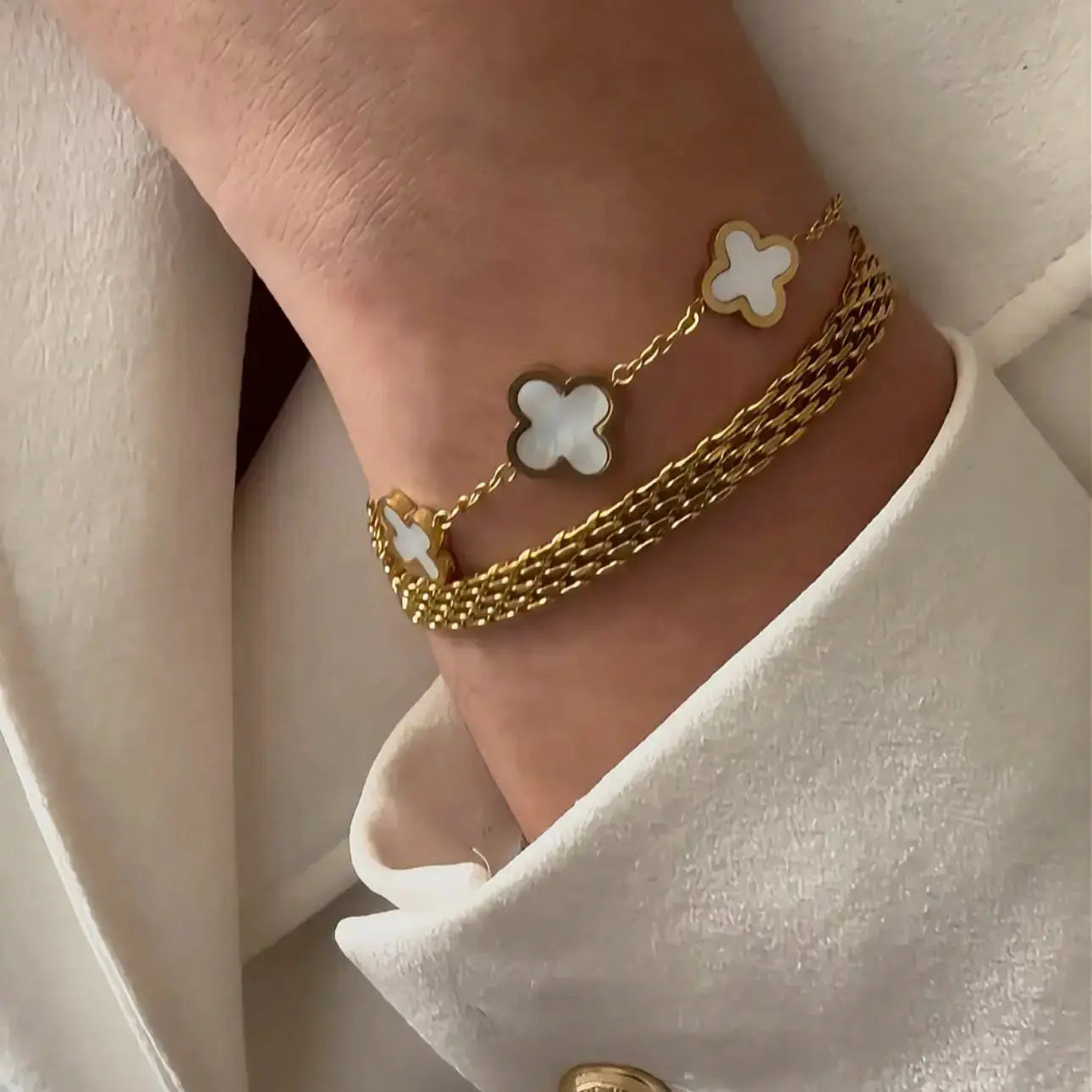 Bracelet Trèfle Éclat