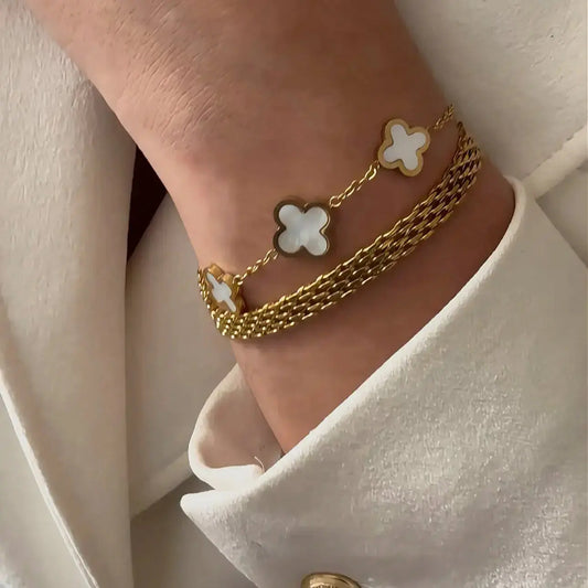 Bracelet Trèfle Éclat