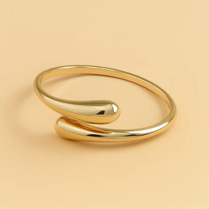 Bracelet Léa – doré, design goutte - Harmony & Senteur