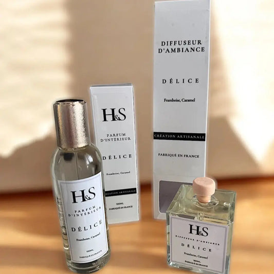 Diffuseur d'ambiance DÉLICE-Framboise, Caramel-100ml