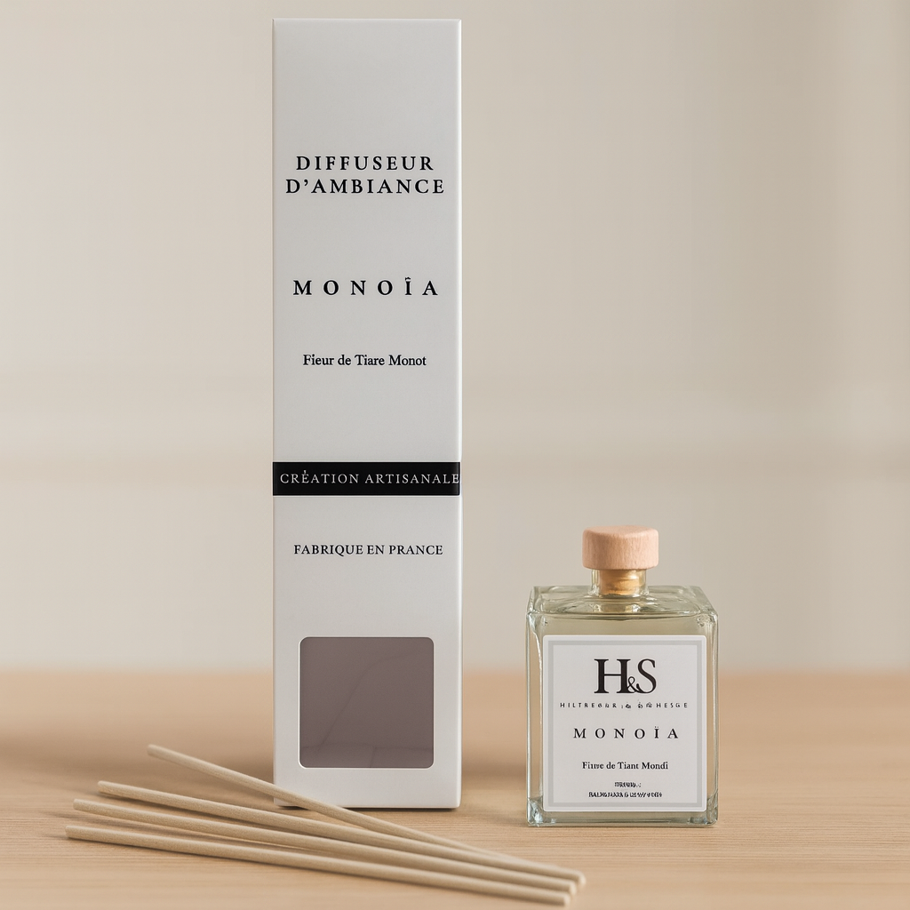 Diffuseur d'ambiance MONOÏA - Fleur de Tiaré Monoï-100ml