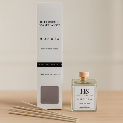Diffuseur d'ambiance MONOÏA - Fleur de Tiaré Monoï-100ml
