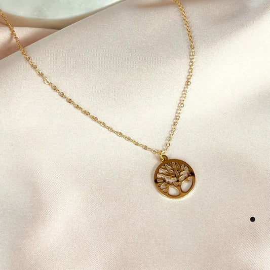 Collier Arbre de Vie – doré, symbole - Harmony & Senteur