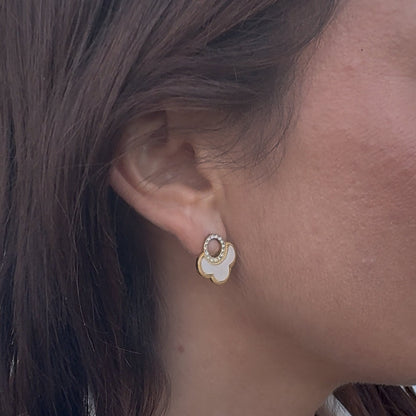 Boucles d'oreilles Éclat Jade