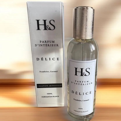 Parfum d'ambiance DÉLICE-Framboise, Caramel-100ml