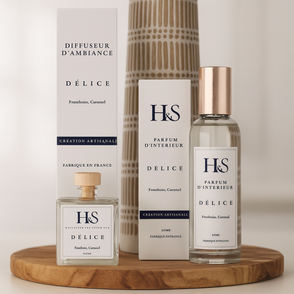 Coffret Parfum d'ambiance DÉLICE - Framboise caramel