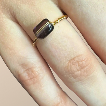 Bague Alana -Améthyste