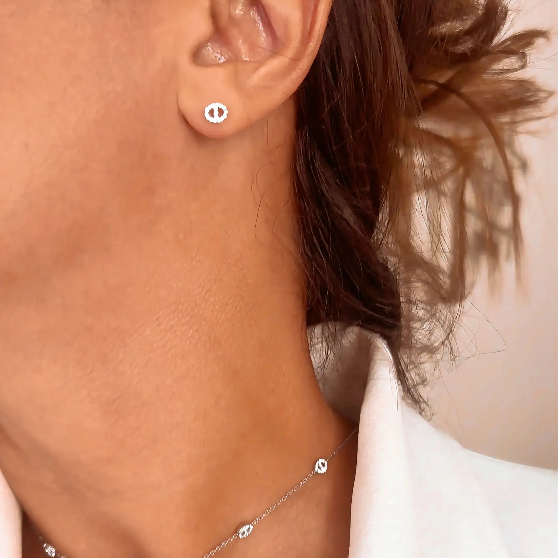 Boucles d’oreilles argentés Diora Harmony & Senteur