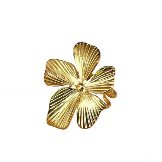 Bague Fleur dorée Impériale Harmony & Senteur