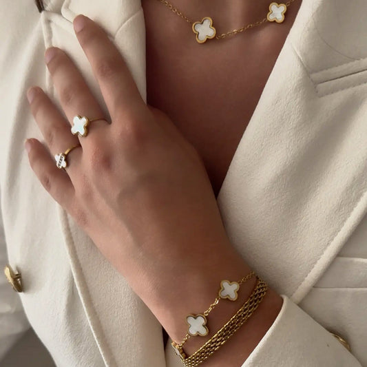 Bague Trèfle Éclat